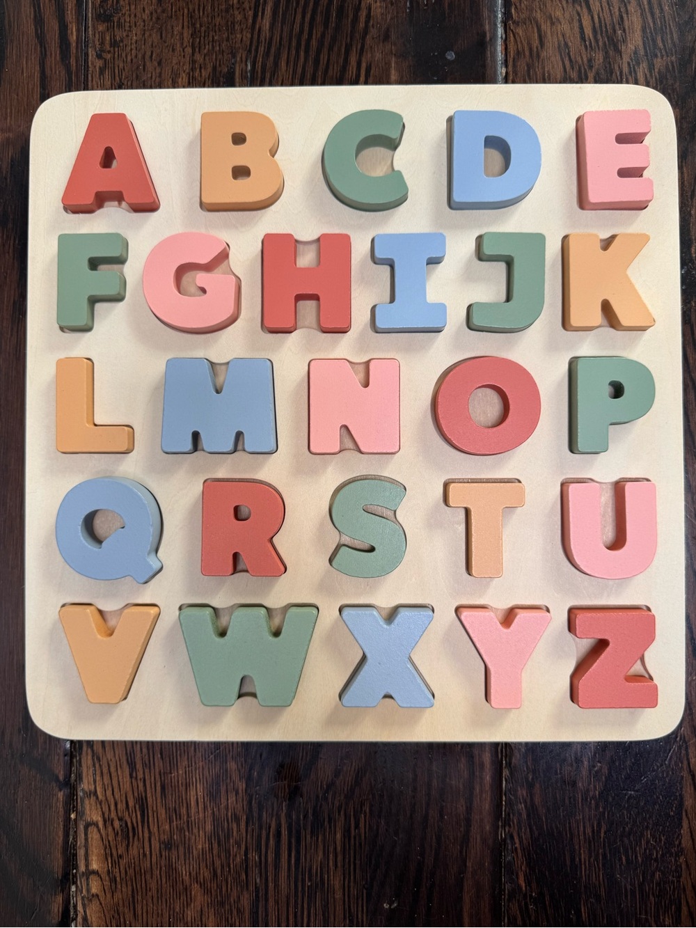 Wooden Letter Puzzle